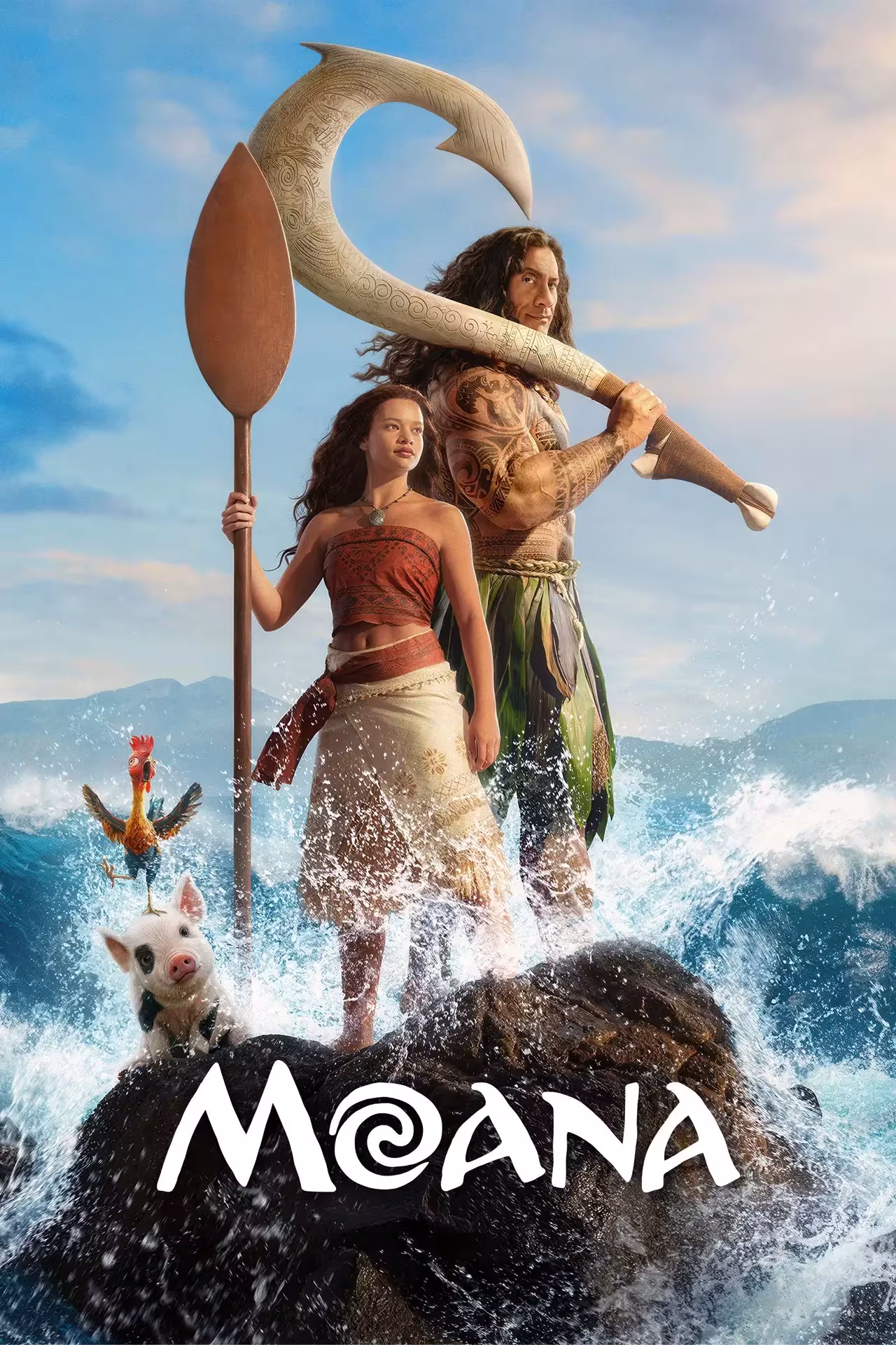 Poster van de animatiefilm Moana voor het hele gezin