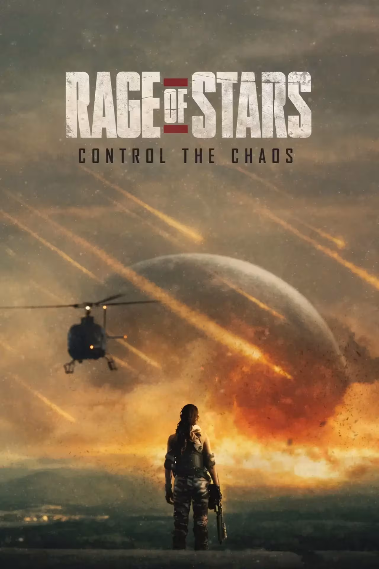 Poster van de sciencefictionserie Rage of Stars