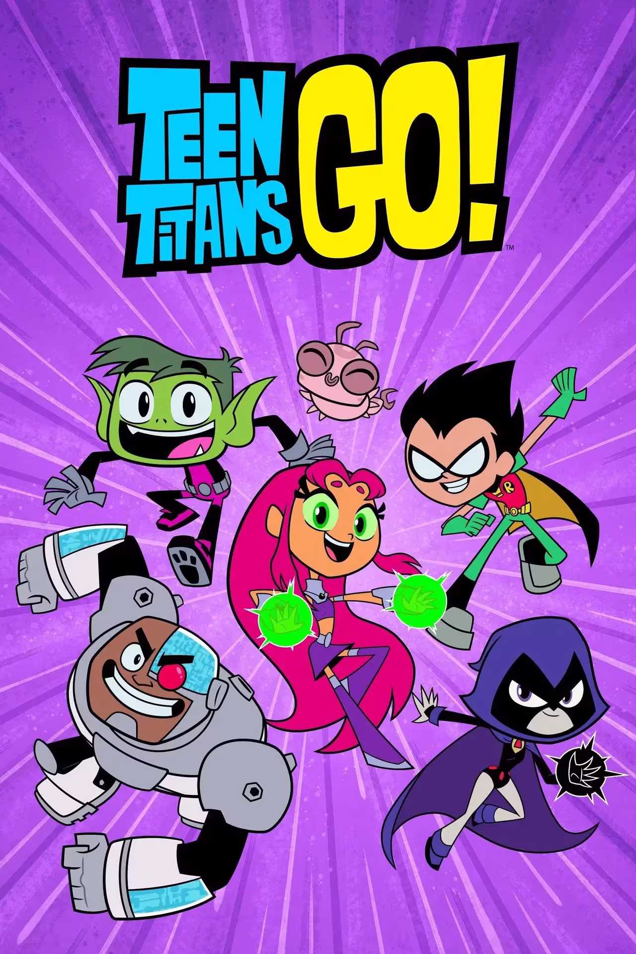 Poster van de tekenfilmserie Teen Titans Go!